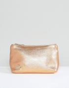 Mi-pac Makeup Bag In Rose Gold - Gold
