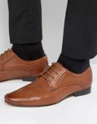 Kg Kurt Geiger Banstead Leather Derby Shoes - Tan