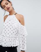 Coast Spotty Tulle Top - Multi
