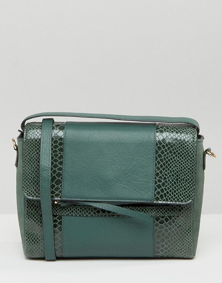 Urbancode Faux Snake Mix Bag - Green