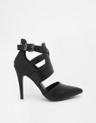 Aldo Peat Ankle Cuffed Heeled Shoes - Black