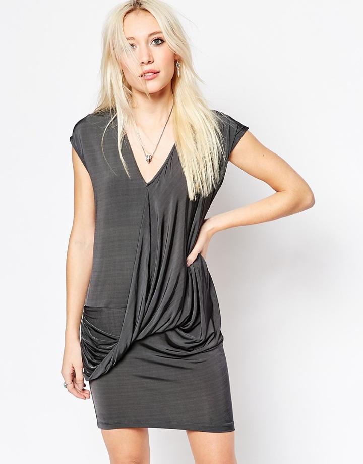 Religion Tumble Dress - Dark Gray Marl