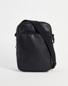 French Connection Front Pocket Flight Bag In Black