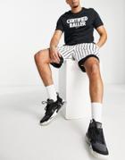 Nike Box Set Certified Baller Basketball T-shirt In Black