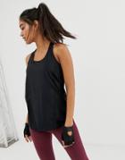 Asos 4505 Tank With Panel Detail-black