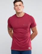 Element Plain Pocket T-shirt - Red