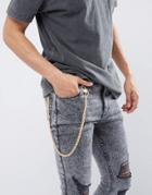 Chained & Able Jean Chain In Gold - Gold
