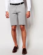 Selected Homme Slim Smart Short Shorts - Gray