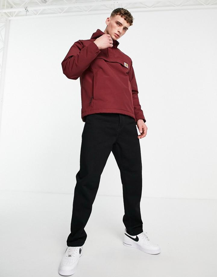 Carhartt Wip Winter Nimbus Pullover Jacket In Burgundy-red