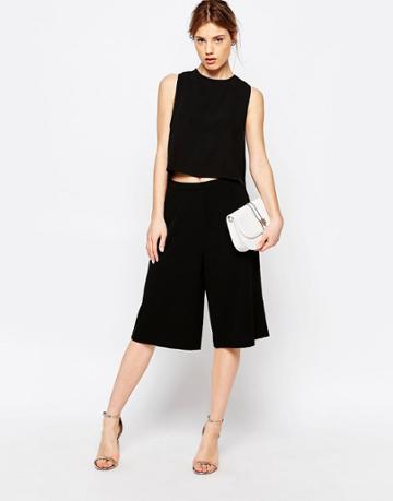 Traffic People Culottes - Black
