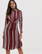 Lipsy Stripe Shirt Dress - Multi