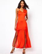 Asos Maxi With Lace And Cami Strap