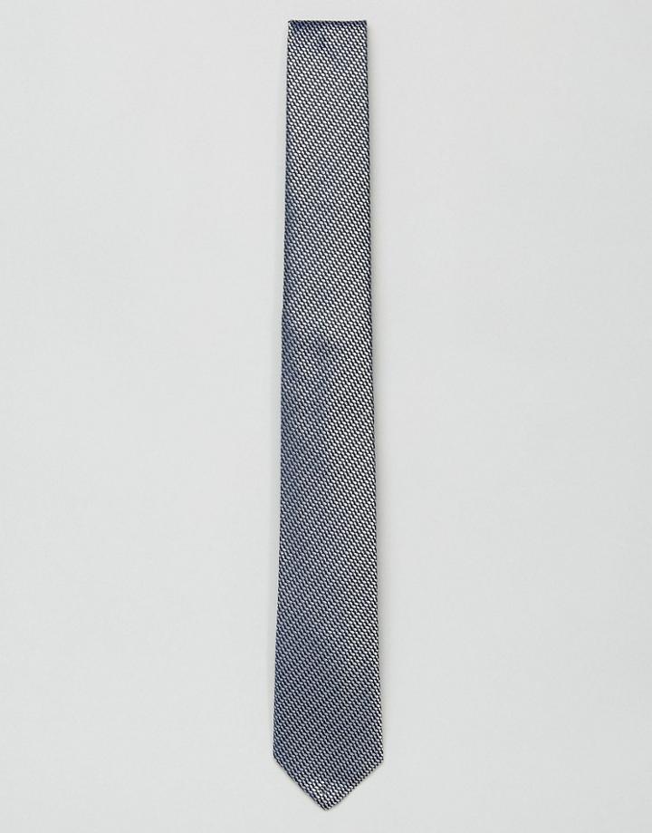 Jack & Jones Tie Navy Structure - Black