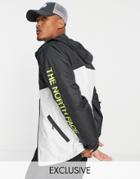 The North Face Cyclone Jacket In Black/white Exclsuive At Asos