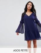 Asos Petite Easy Smock Dress - Navy