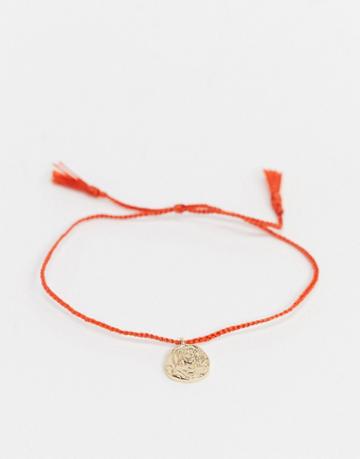 Saint Lola Gold Plaited Coin Bracelet