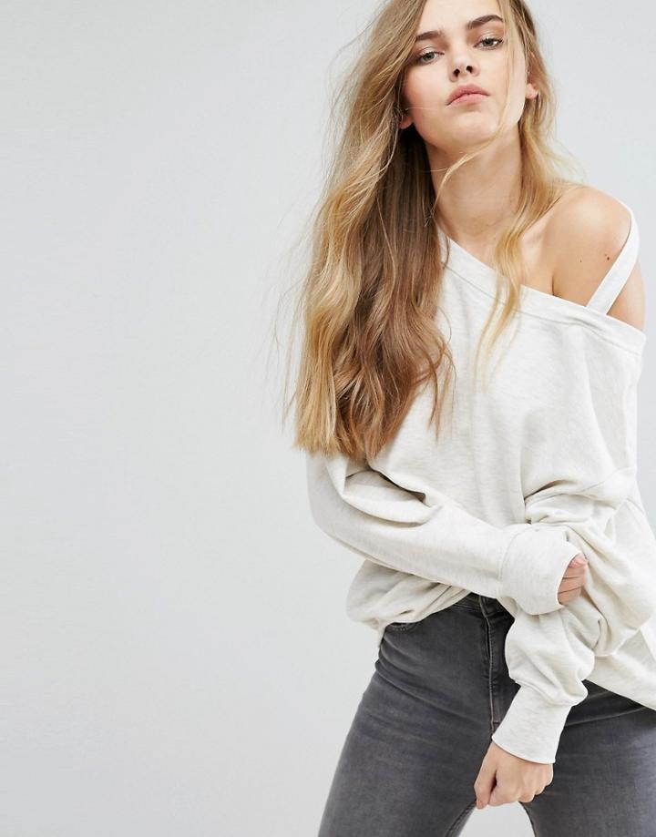 Cheap Monday Oversized Sweat - Gray