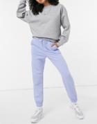 Asos Design Oversized Sweatpants In Forget Me Not Blue - Part Of A Set-purple