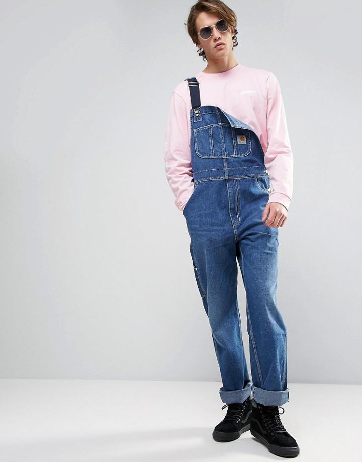 Carhartt Wip Denim Overalls - Blue