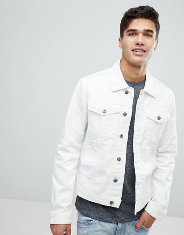 D-struct Denim Jacket - Cream