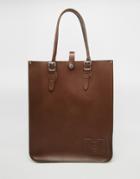 The Leather Satchel Company Tote Shopper Bag - Milk Chocolate