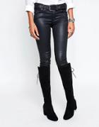 Head Over Heels By Dune Sammia Lace Back Over The Knee Boots - Black