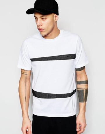Izzue T-shirt With Mesh Insert - White