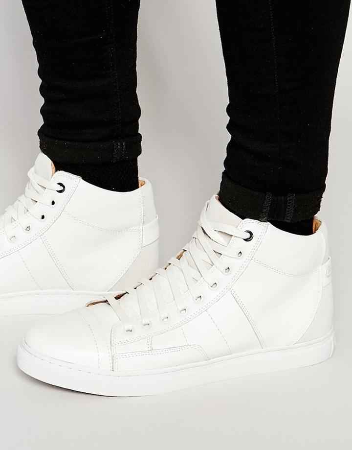 G-star Stanton Mono Hi-top Sneakers - White