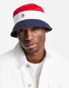 Penguin Hume Bucket Hat In Navy