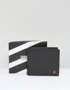 Feraud Leather Bifold Wallet Contrast Inner - Black