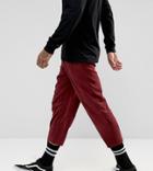 Reclaimed Vintage Inspired Relaxed Pants In Cord - Red