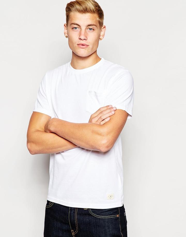 Bellfield Crew Neck T-shirt - White
