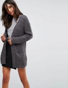 Jdy Knitted Cardigan - Gray