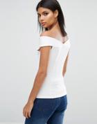 Daisy Street Off Shoulder Top - White