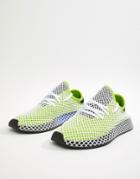 Adidas Originals Deerupt Runner Sneakers In Green B27779 - Green
