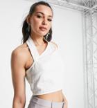 4th & Reckless Tall Twist Back Top In White - Part Of A Set