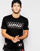 Asphalt Yacht Club T-shirt With Bar Logo - Black