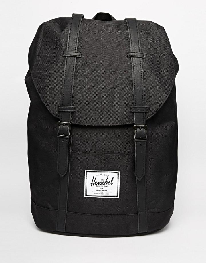 Herschel Supply Co Retreat Backpack In Black 19l - Black