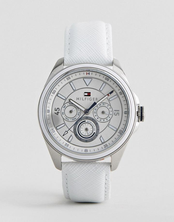 Tommy Hilfiger Darcy Stainless Steel Chronograph Watch - White