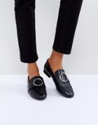 Pull & Bear Clean Minimal Loafer - Black