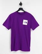 The North Face Fine T-shirt In Purple