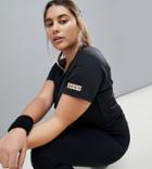 Asos 4505 Curve Training T-shirt In Tight Fit - Black
