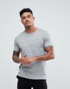 Nicce London Lounge T-shirt With Small Logo - Gray