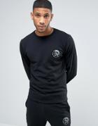 Diesel Sweat In Regular Fit - Black