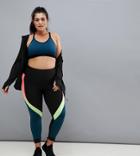 Nola Color Block Crop Leggings - Multi