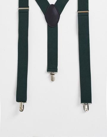 Gianni Feraud Suspenders In Green
