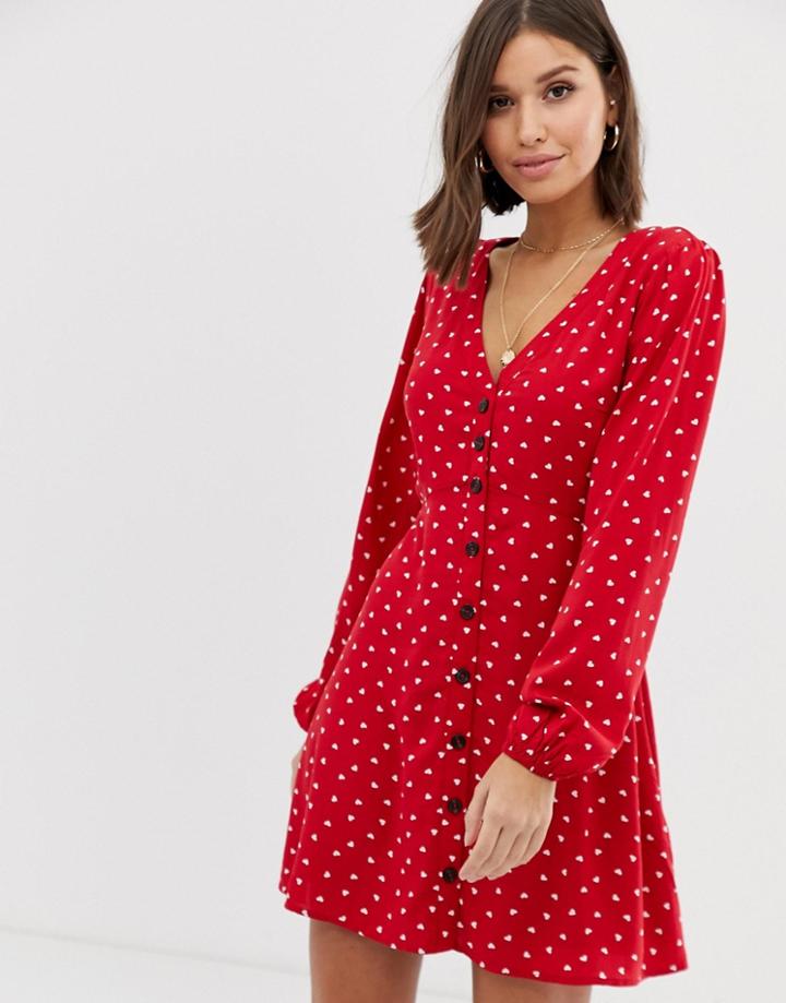 Abercrombie & Fitch Prairie Dress In Print-multi