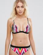 Warehouse Rainbow Ikat Bikini Top - Multi