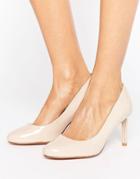Dune Round Toe Court Shoe - Beige