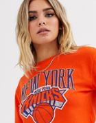 Nba New York Knicks Logo Cropped T-shirt